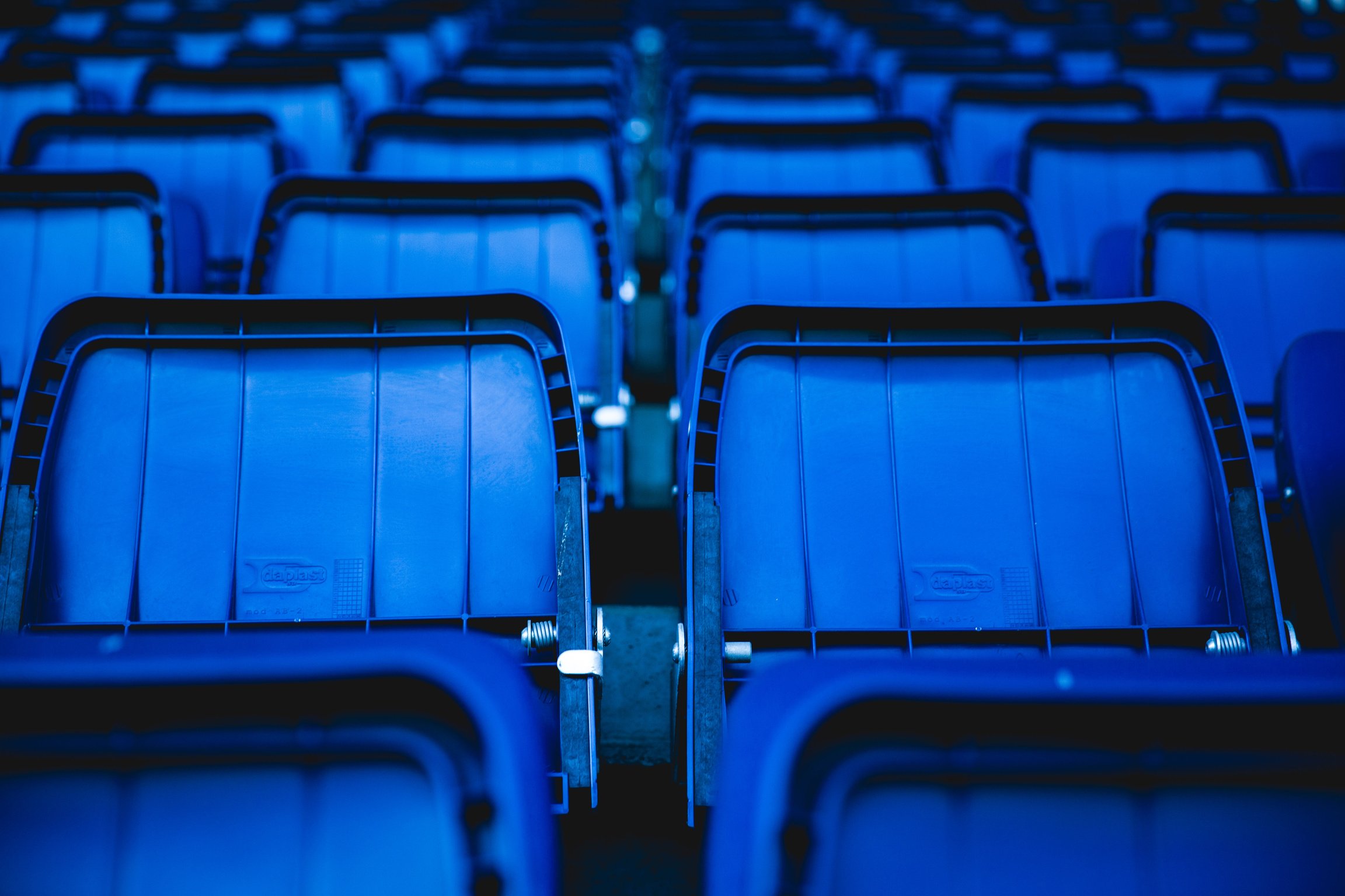 Blue Plastic Chairs